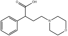 4-MORPHOLIN-4-YL-2-PHENYL-BUTYRIC ACID
 Struktur