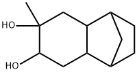 decahydro-6-methyl-1,4-methanonaphthalene-6,7-diol Struktur