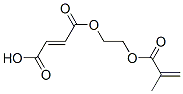 2-Butenedioic acid, mono[2-[(2-methyl-1-oxy-2-propenyl)oxy]ethyl]ester Struktur