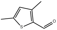 3,5-dimethylthiophene-2-carbaldehyde Struktur