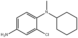 3-chloro-4-(N-cyclohexyl-N-methylamino)aniline Struktur