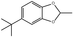 2-methyl-5-tert-butyl-1,3-benzodioxole Struktur