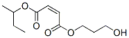 2-hydroxymethylethyl 1-methylpropyl maleate Struktur