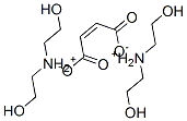 bis[bis(2-hydroxyethyl)ammonium] maleate Struktur