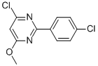 4-CHLORO-2-(4-CHLOROPHENYL)-6-METHOXYPYRIMIDINE Struktur