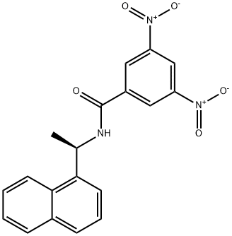 (R)-(-)-N-[1-(1-NAPHTHYL)ETHYL]-3,5-DINITROBENZAMIDE Struktur