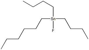 dibutylfluorohexylstannane Struktur