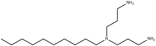 N,N-bis(3-aminopropyl)decylamine Struktur