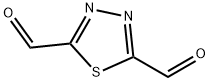 1,3,4-Thiadiazole-2,5-dicarboxaldehyde Struktur