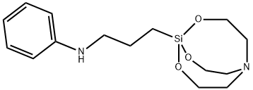 2,8,9-Trioxa-5-aza-1-silabicyclo(3.3.3)undecane-1-propanamine, N-pheny l- Struktur