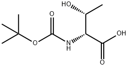 D-Allothreonine, N-[(1,1-dimethylethoxy)carbonyl]- (9CI) Struktur