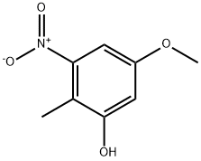 2-HYDROXY-4-METHOXY-6-NITROTOLUENE Struktur