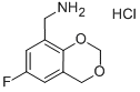 (6-FLUORO-4H-1,3-BENZODIOXIN-8-YL)METHYLAMINE HYDROCHLORIDE Struktur