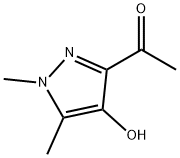 Ethanone,  1-(4-hydroxy-1,5-dimethyl-1H-pyrazol-3-yl)- Struktur