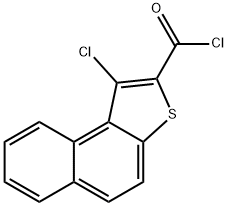 1-CHLORONAPHTHO[2,1-B]THIOPHENE-2-CARBONYL CHLORIDE Struktur