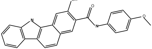 2-Hydroxy-N-(4-methoxyphenyl)-11H-benzo[a]carbazole-3-carboxamide