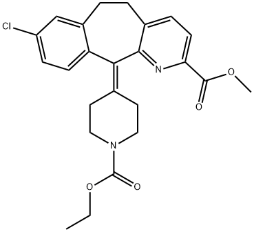 2-Methoxycarbonyl Loratadine Struktur