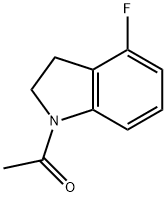 1-(4-fluoro-2,3-dihydro-1H-indol-1-yl)-Ethanone Struktur