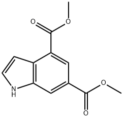 4,6-INDOLE DICARBOXYLIC ACID METHYL ESTER Struktur