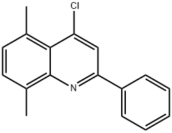 4-Chloro-5,8-dimethyl-2-phenylquinoline Struktur