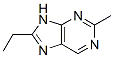 9H-Purine,  8-ethyl-2-methyl- Struktur