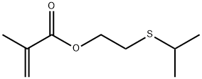 2-[(1-methylethyl)thio]ethyl methacrylate Struktur