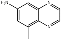 6-Quinoxalinamine,  8-methyl- Struktur