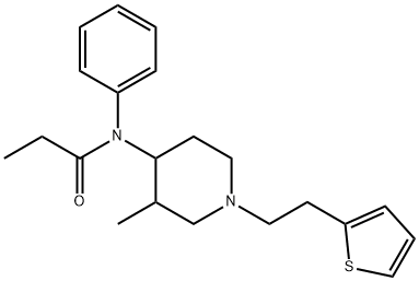 3-Methylthio Fentanyl Struktur