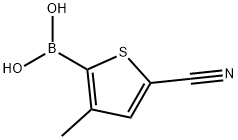 5-CYANO-3-METHYLTHIOPHENE-2-BORONIC ACID Struktur