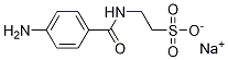 sodiuM 2-(4-aMinobenzaMido)ethanesulfonate Struktur