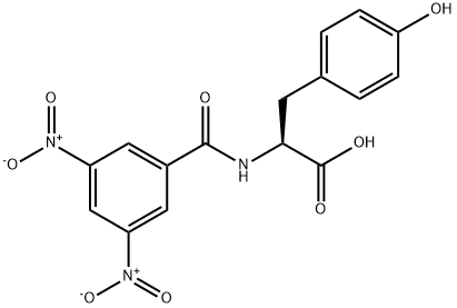 N-(3,5-dinitrobenzoyl)tyrosine Struktur