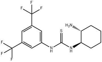 N-[(1R,2R)-2-aMinocyclohexyl]-N'-[3,5-bis(trifluoroMethyl)phenyl]-Thiourea Struktur