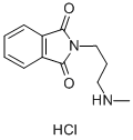 2-[3-(METHYLAMINO)PROPYL]-1H-ISOINDOLE-1,3(2H)-DIONE, HCL SALT Struktur