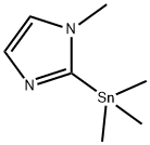 1-METHYL-2-TRIMETHYLSTANNYLIMIDAZOLE Struktur