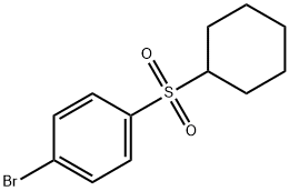 1-BroMo-4-(cyclohexanesulfonyl)benzene Struktur