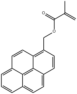 1-芘甲基本丙烯酸(甲)酯 結(jié)構(gòu)式