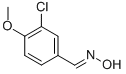 3-CHLORO-4-METHOXYBENZENECARBALDEHYDE OXIME Struktur