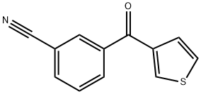 3-(3-CYANOBENZOYL)THIOPHENE Struktur