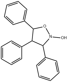 Isoxazolidine,  2-hydroxy-3,4,5-triphenyl- Struktur