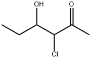 2-Hexanone,  3-chloro-4-hydroxy- Struktur