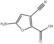 2-Furancarboxylic  acid,  5-amino-3-cyano- Struktur