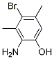 2-aMino-4-broMo-3,5-diMethylPhenol Struktur