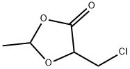 1,3-Dioxolan-4-one,  5-(chloromethyl)-2-methyl- Struktur