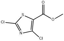 Methyl2,4-dichlorothiazole-5-carboxylate Struktur