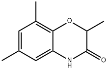 2,6,8-TRIMETHYL-2H-BENZO[B][1,4]OXAZIN-3(4H)-ONE Struktur