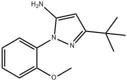 5-TERT-BUTYL-2-(2-METHOXY-PHENYL)-2H-PYRAZOL-3-YLAMINE Struktur