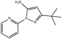 3-TERT-BUTYL-1-(PYRIDIN-2-YL)-1H-PYRAZOL-5-AMINE Struktur