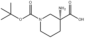 (R)-3-AMINO-1-(TERT-BUTOXYCARBONYL)PIPERIDINE-3-CARBOXYLIC ACID|(R)-3-氨基-1-叔丁氧羰基哌啶-3-羧酸