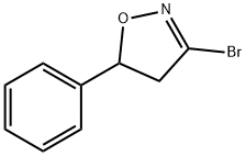 3-Bromo-5-phenyl-4,5-dihydroisoxazole Struktur