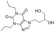 7-(3,4-dihydroxybutyl)-1,3-dipropyl-purine-2,6-dione Struktur